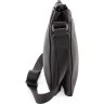 Мужская кожаная сумка на плечо в черном цвете Leather Collection (11115) - 2