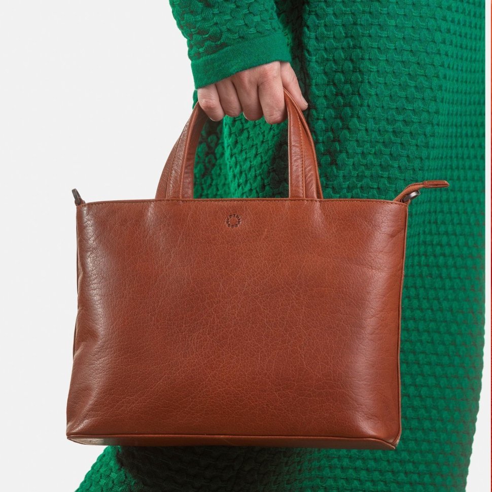 Повседневная женская сумка из натуральной фактурной кожи через плечо Yoshi Y26 коричневого цвета 95488 фото №5 Повседневная женская сумка из натуральной фактурной кожи через плечо Yoshi Y26 коричневого цвета 95488 modnotak фото №5