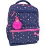 Школьный рюкзак для девочки синего цвета из текстиля Bagland Beyond 55588 - 2