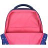 Шкільний рюкзак для дівчинки синього кольору з текстилю Bagland Beyond 55588 - 15