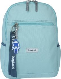 Текстильний жіночий рюкзак бірюзового кольору Bagland (55688)