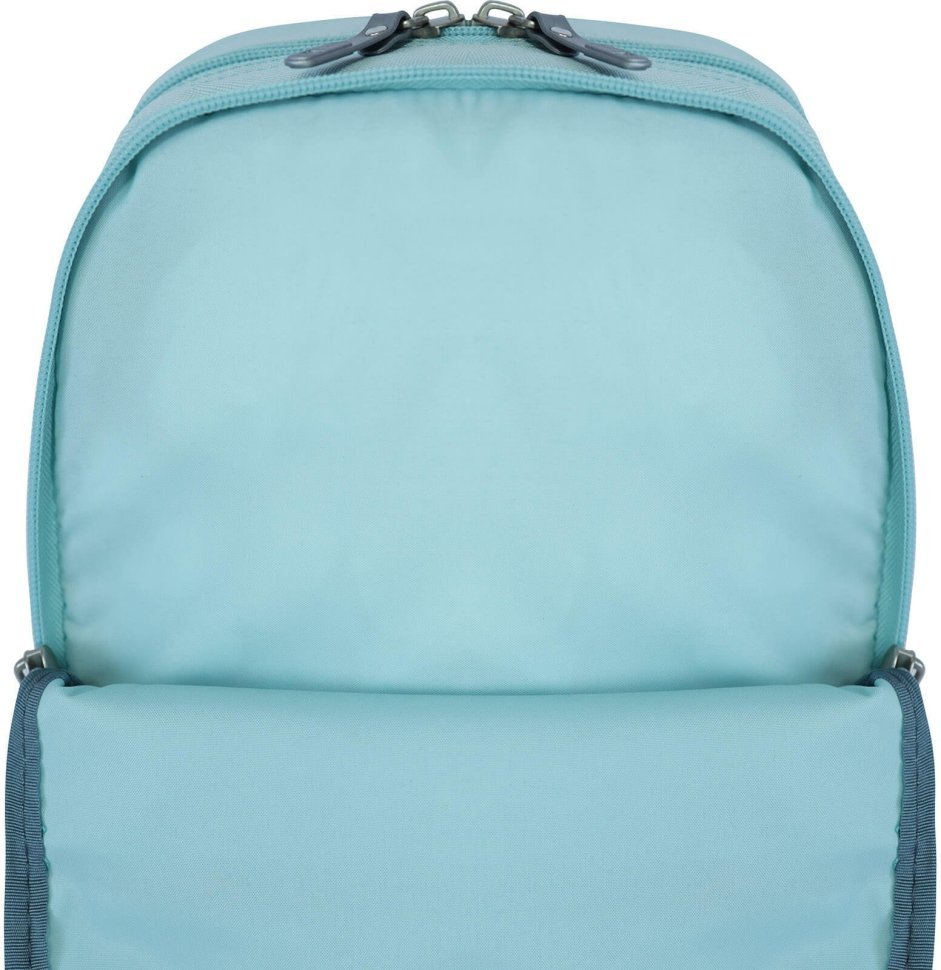 Текстильний жіночий рюкзак бірюзового кольору Bagland (55688)