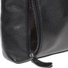 Чоловіча чорна сумка на плече середнього розміру Borsa Leather (21324) - 8