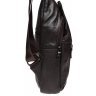Зручна коричнева чоловіча сумка-рюкзак з натуральної шкіри Keizer (19340) - 4