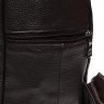Зручна коричнева чоловіча сумка-рюкзак з натуральної шкіри Keizer (19340) - 5