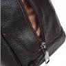Зручна коричнева чоловіча сумка-рюкзак з натуральної шкіри Keizer (19340) - 6