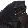 Удобная коричневая мужская сумка-рюкзак из натуральной кожи Keizer (19340) - 7