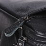 Черная наплечная мужская сумка-планшет из фактурной кожи на две молнии Borsa Leather (21424) фото №12 Черная наплечная мужская сумка-планшет из фактурной кожи на две молнии Borsa Leather (21424) modnotak фото - 12