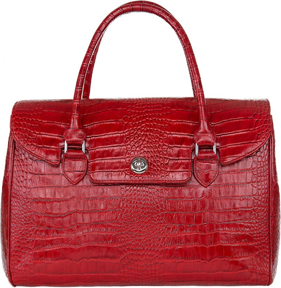 Красная женская сумка с отдилением для MacBook 13 Issa Hara Адель35 (25-00)