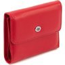 Червоний жіночий гаманець із фактурної шкіри на магніті ST Leather 1767288