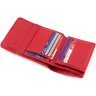 Червоний жіночий гаманець із фактурної шкіри на магніті ST Leather 1767288 - 6