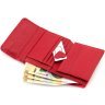 Красный женский кошелек из фактурной кожи на магните ST Leather 1767288 - 8