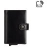 Кожаный картхолдер черного цвета с металлическим футляром для карт Visconti Speziale 77388 - 1