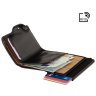 Кожаный картхолдер черного цвета с металлическим футляром для карт Visconti Speziale 77388 - 2