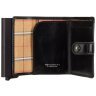 Кожаный картхолдер черного цвета с металлическим футляром для карт Visconti Speziale 77388 - 7