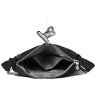 Недорога жіноча сумка з чорного текстилю з однією лямкою на плече Confident 77588 - 7