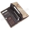 Жіночий лаковий гаманець з тисненням на шкірі KARYA (1061-011) - 5