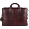 Деловая мужская сумка из фактурной кожи с отделением для ноутбука до 13" Hammonds Flycatcher LB105 коричневого цвета 107988 modnotak фото - 2