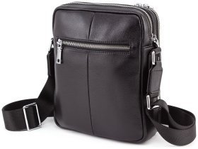 Повсякденна шкіряна сумка на два відділення Marco Coverna (10431)