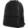Маленький женский рюкзак черного цвета с зернистой фактурой Issa Hara (27099) - 3