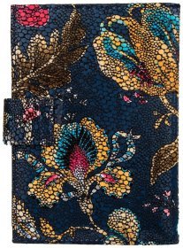 Женская обложка на автодокументы из натуральной кожи с цветочным принтом Desisan 79888