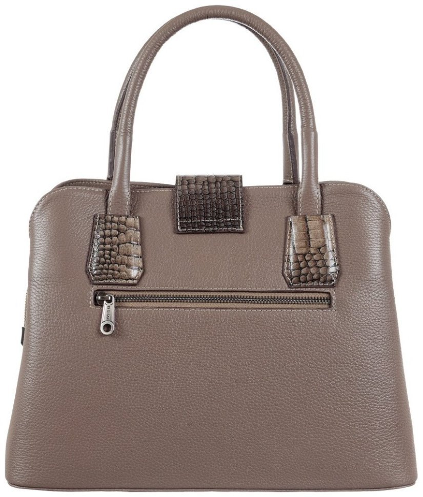 Большая женская кожаная сумка бежевого цвета с двумя ручками Desisan 80289 фото №4 Большая женская кожаная сумка бежевого цвета с двумя ручками Desisan 80289 modnotak фото №4