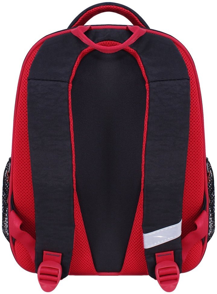 Школьный рюкзак для мальчиков черного цвета с принтом тигра на байке Bagland 111189 modnotak фото №3