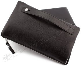 Барсетка мужская кожаная на молнии Marco Coverna (10472)