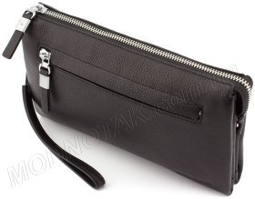 Барсетка мужская кожаная на молнии Marco Coverna (10472)