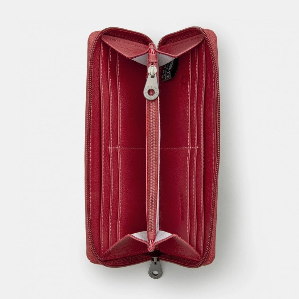 Жіночий гаманець з натуральної шкіри вишнево-червоного кольору Yoshi Baxter Cherry Red (Великобританія) 91789 фото №10 Жіночий гаманець з натуральної шкіри вишнево-червоного кольору Yoshi Baxter Cherry Red (Великобританія) 91789 modnotak фото №10