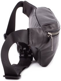 Мужская кожаная бананка на молнии H.T Leather (10475)