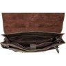 Вантажний діловому чоловічому портфель коричневого кольору VINTAGE STYLE (14774) - 5