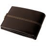 Чоловічий горизонтальний гаманець London із натуральної шкіри Vip Collection 102589 (коричневий) modnotak фото - 2