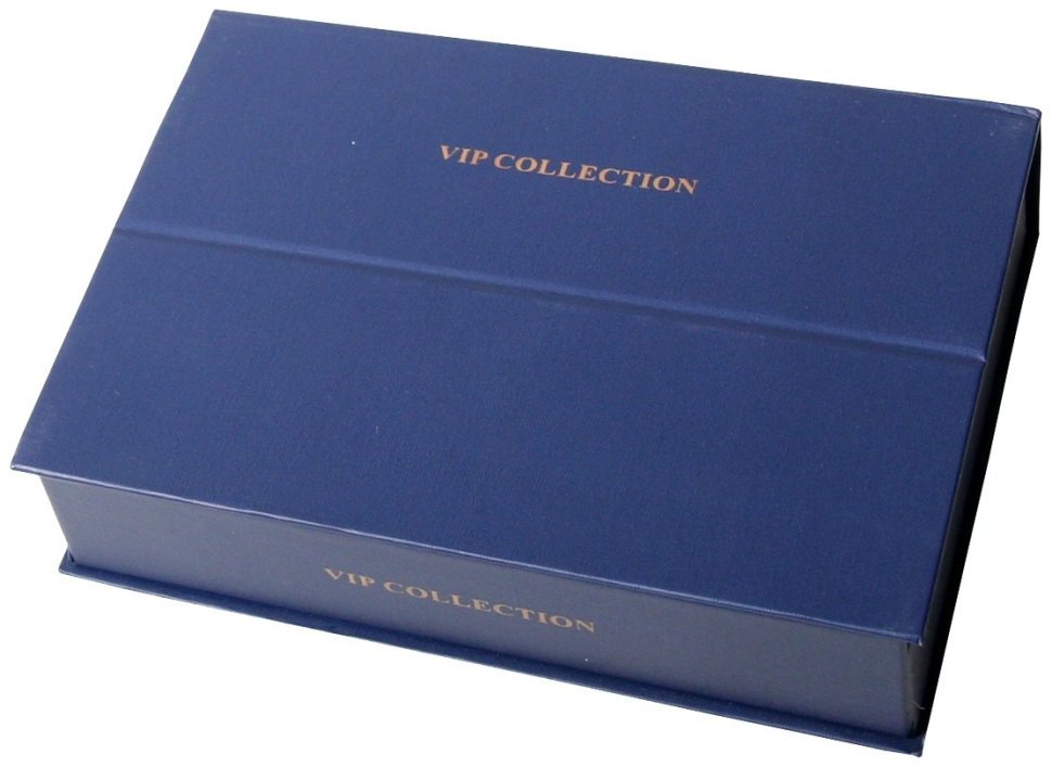 Чоловічий горизонтальний гаманець London із натуральної шкіри Vip Collection 102589 (коричневий) modnotak фото №7