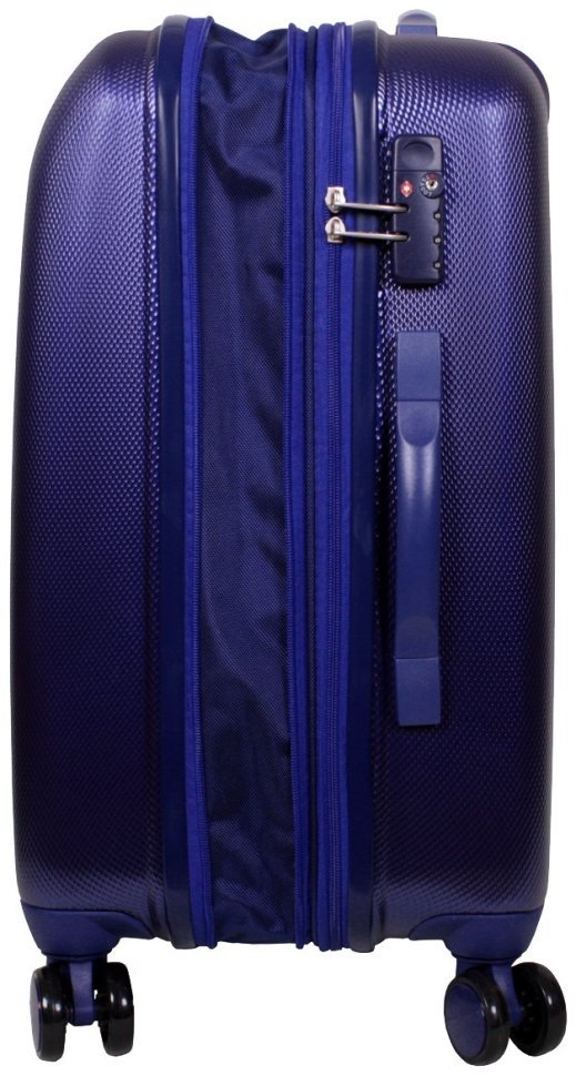 Синий чемодан Galaxy среднего размера на 66-78 л. из поликарбоната Vip Collection 102689 modnotak фото №4