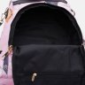 Женский текстильный рюкзак-сумка розового цвета с рисунком Monsen (22164) - 5