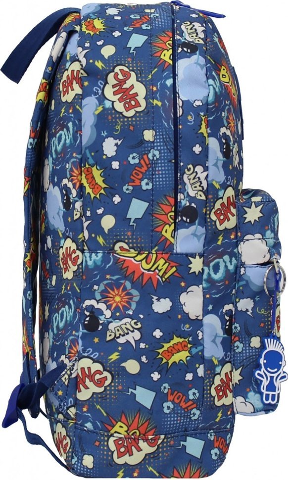 Різнокольоровий текстильний рюкзак для підлітків із текстилю Bagland (52989)