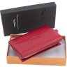 Жіночий гаманець червоного кольору з італійської шкіри Tony Bellucci (10596) - 8