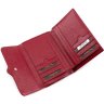Жіночий гаманець червоного кольору з італійської шкіри Tony Bellucci (10596) - 6