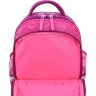 Школьный рюкзак для девочек из текстиля в малиновом цвете Bagland (53689) - 4