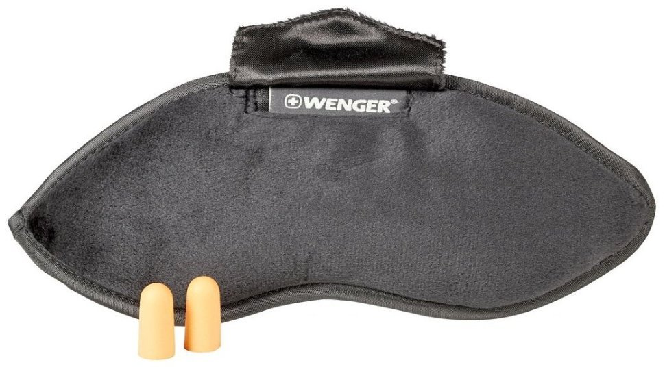 Маска на очі+беруші, Wenger, Eyemask with Ear Plugs, чорна фото №2 Маска на очі+беруші, Wenger, Eyemask with Ear Plugs, чорна modnotak фото №2