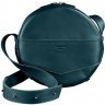 Круглая сумка-рюкзак из натуральной зеленой кожи BlankNote Maxi (12737) - 1