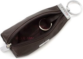 Кожаная ключница коричневого цвета Karya 446-39