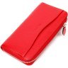 Довгий жіночий гаманець з натуральної шкіри червоного кольору Tony Bellucci (2421972) - 1