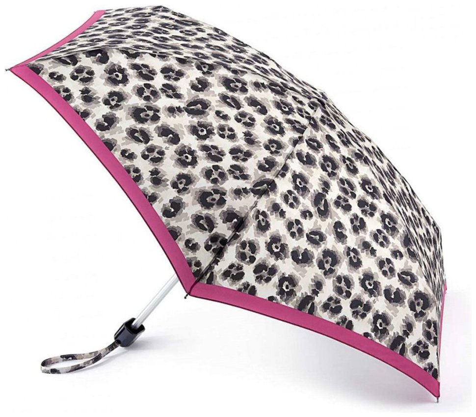 Мини-зонт женский L501-039359 Tiny-2 Leopard Border (Разноцветный с принтом леопардовой полосы, механика) 94289 modnotak фото №1