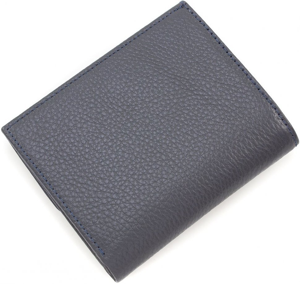 Небольшой кошелек серого цвета из натуральной кожи KARYA (1065-081)