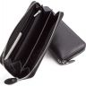 Гаманець на блискавці чорного кольору ST Leather (17270) - 2