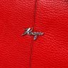 Простора шкіряна жіноча сумка червоного кольору з ручками KARYA (2420875) - 7