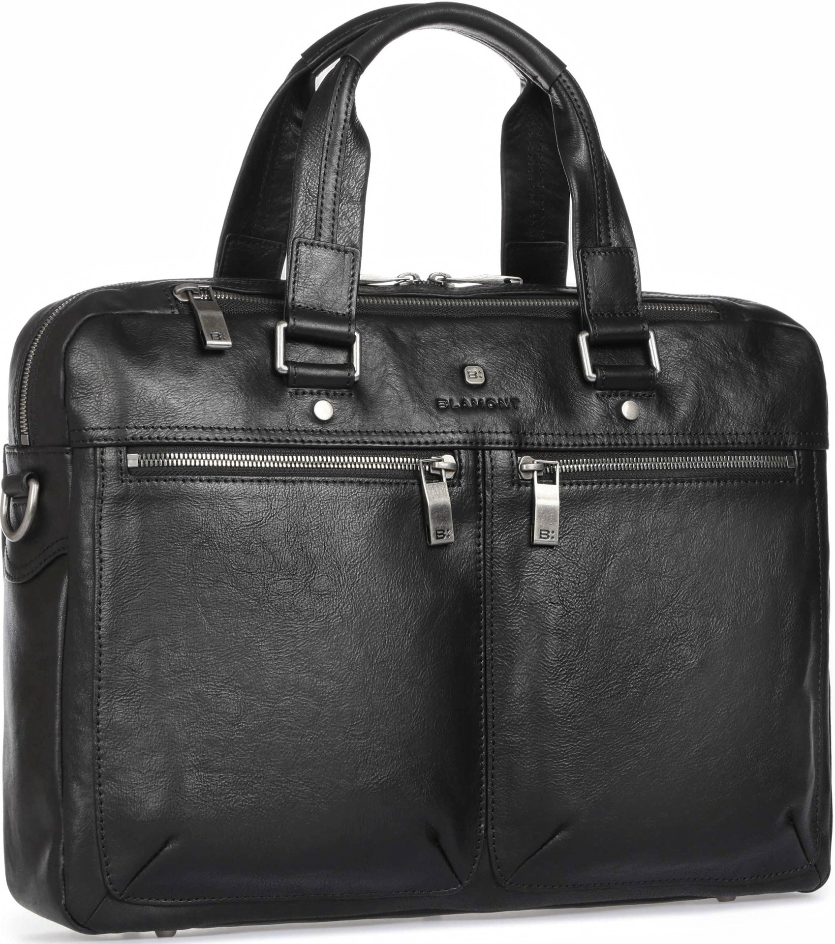 Деловая мужская кожаная сумка премиального качества Blamont P5912071