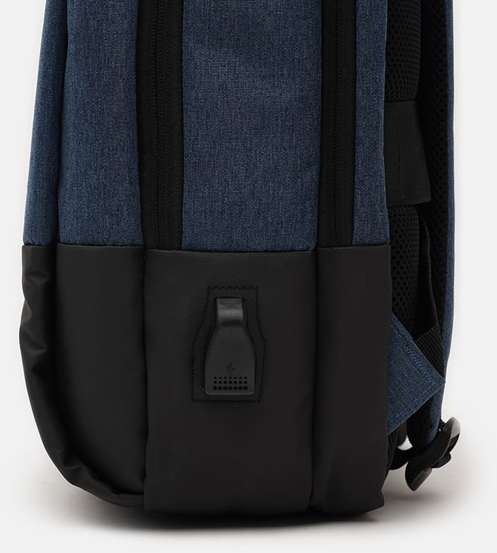 Чоловічий повсякденний рюкзак синього кольору з поліестеру Monsen (21447)